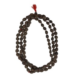 Satvik Lotus Seeds Mala (Kamal Gatta), 108 Beads For Prayer, Rosary Japmala, Lakshmi Puja