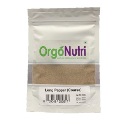 OrgoNutri Medium Grind Coarse Long Pepper, Indian Long Pepper, Pipli, bì bō, 100g