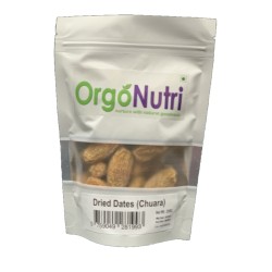 OrgoNutri Dried Yellow Dates, Chuara (Sukha Khajoor), 200g, 100% Natural, Rich In Iron, Fibre & Vitamins
