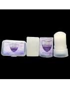 OrgoNutri Combo Pack of Alum Crystal- Antiseptic Alum Block & Deodorant Stick (95g+120g)