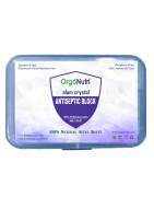 OrgoNutri Premium Alum Crystal (Tawas), Antiseptic Alum Block, 95g, Fitkari, 100% Natural After Shave