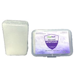 OrgoNutri Premium Alum Crystal (Tawas), Antiseptic Alum Block, 95g, Fitkari, 100% Natural After Shave