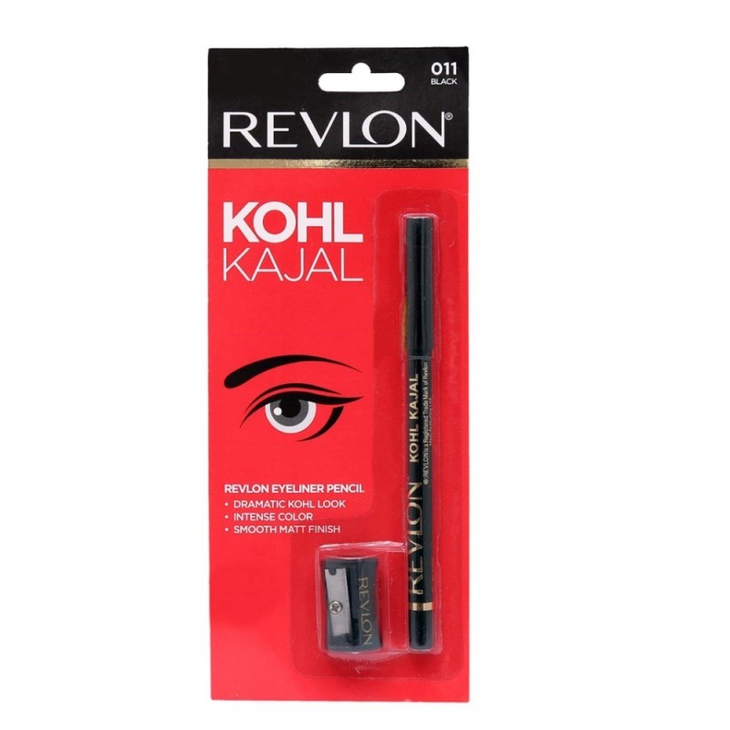 Revlon Kohl Kajal - Dramatic Kohl Look, Intense Color, Smooth Matte