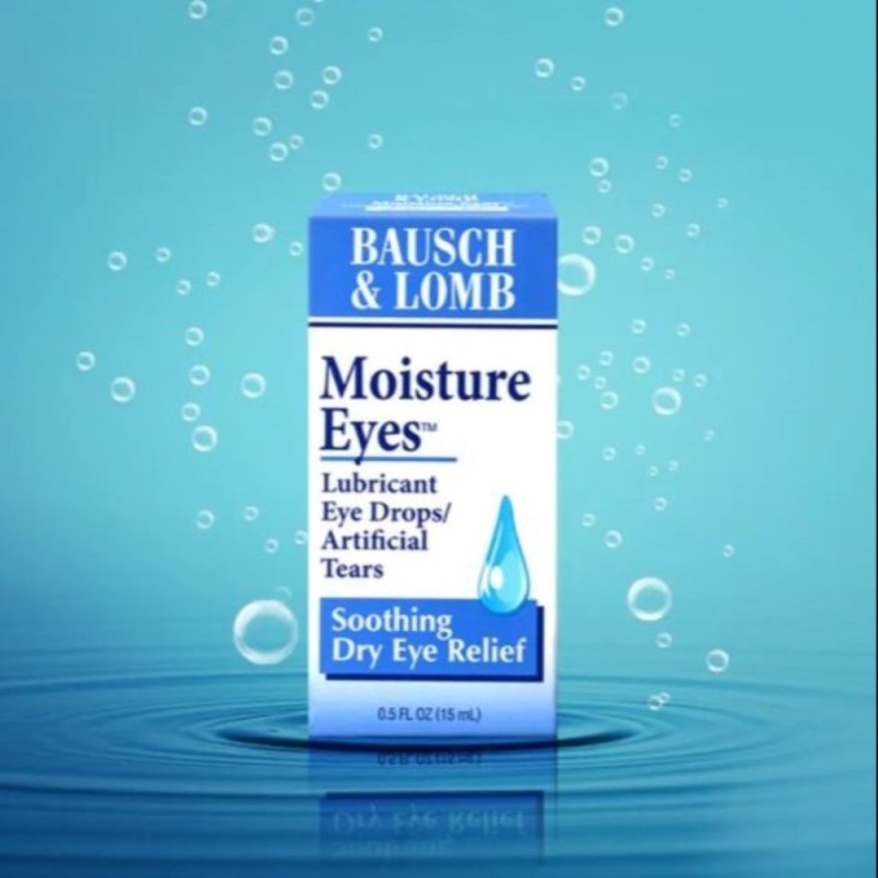 Bausch & Lomb Moisture Eyes Lubricant Eye Drops, Soothing Dry Eye