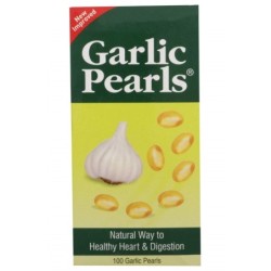 Garlic Pearls Natural Way to Healthy Heart & Digestion, 100 Garlic