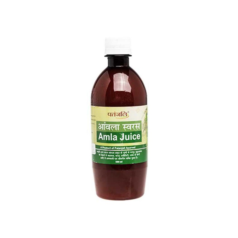 Patanjali Amla Juice, 500ml, Natural & 100% Ayurvedic Juice