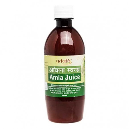 Patanjali Amla Juice, 500ml, Natural & 100% Ayurvedic Juice