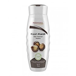 Patanjali Kesh Kanti Reetha Hair Cleanser, 200ml- Removes Oiliness & Strengthens Roots