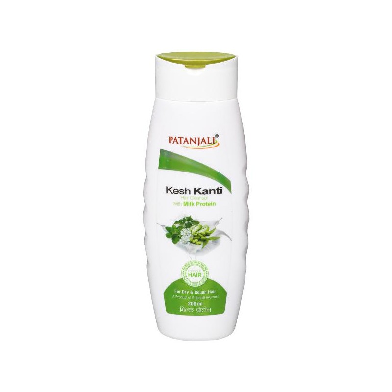 Patanjali Kesh Kanti Hair Cleanser With Milk Protein, 200ml For Rough & Dry Hair