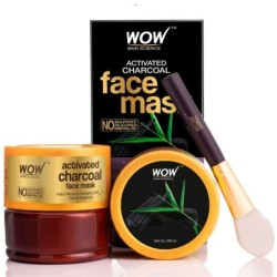 Wow Skin Science Activated Charcoal Face Mask - Helps Remove