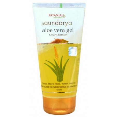 Patanjali Saundarya Aloe Vera Gel Kesar Chandan, 150ml