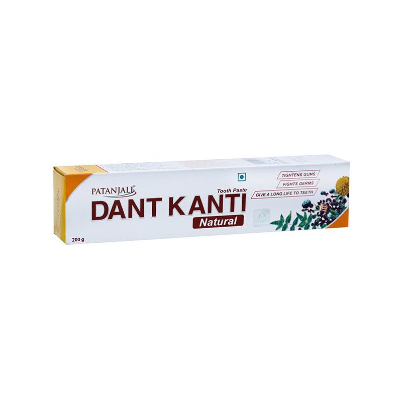 Patanjali Dant Kanti Natural Power Toothpaste, (Pack of 2), 200g Each