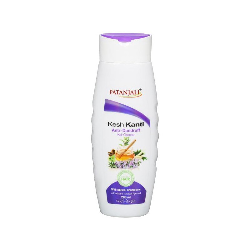 Patanjali Kesh Kanti Anti-Dandruff Hair Cleanser, 200ml With Natural Conditioner