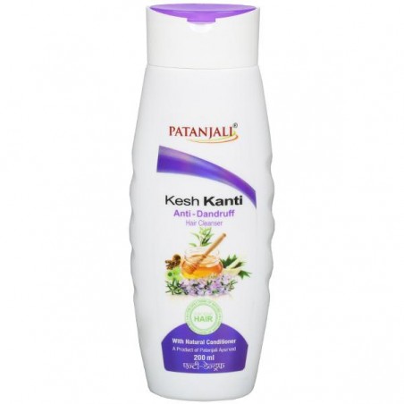 Patanjali Kesh Kanti Anti-Dandruff Hair Cleanser, 200ml With Natural Conditioner