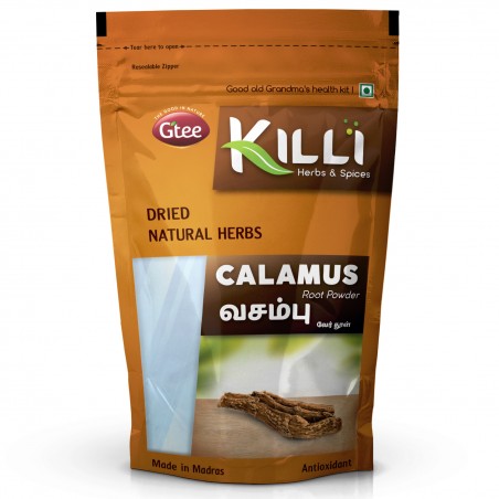 Killi Herbs & Spices Calamus Root Powder, 100g (Enhances Speech)