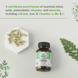 Organic India Moringa Essential Nutrition, 60 Capsules