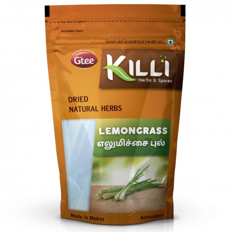 Killi Herbs & Spices Lemongrass Powder, 60g (Supports Digestion)