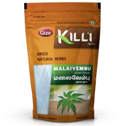 Killi Herbs & Spices Malaivembu Leaves Powder (Malabar Neemwood), 100g (Women Health)