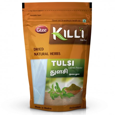 Killi Herbs & Spices Tulsi Leaves Powder, 100g (Cold & Cough)