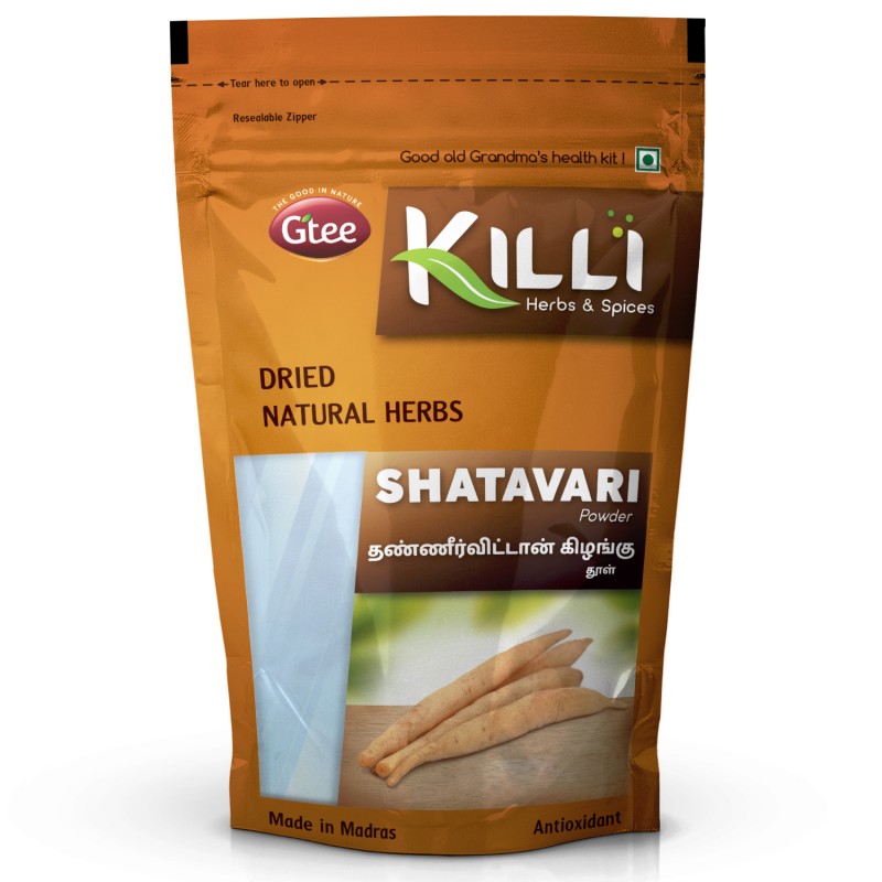 Killi Herbs & Spices Shatavari Powder, 100g Killi Herbs & Spices Shatavari Powder, 100g