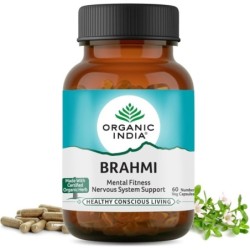 Organic India Brahmi Mental Fitness, 60 Capsules