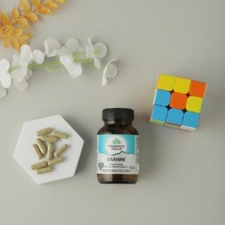 Organic India Brahmi Mental Fitness, 60 Capsules