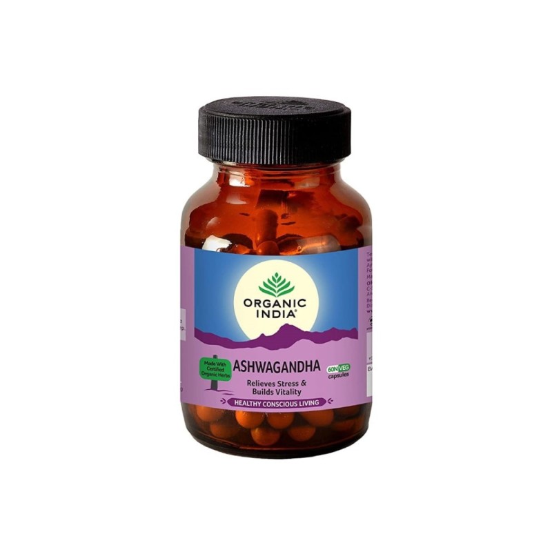 Organic India Ashwagandha Relieves Stress & Builds Vitality