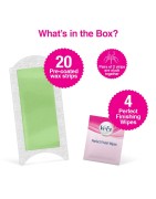 Veet Ready to Use Wax Strips Full Body Waxing Kit - Dry Skin, 20 Strips