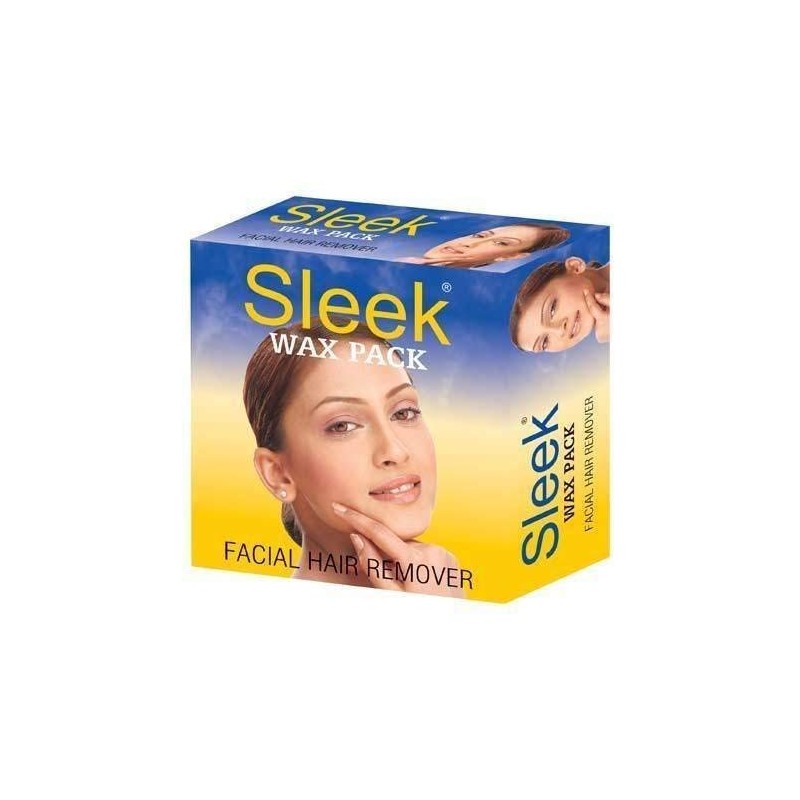 Sleek Wax Pack Facial Hair Remover, 80g