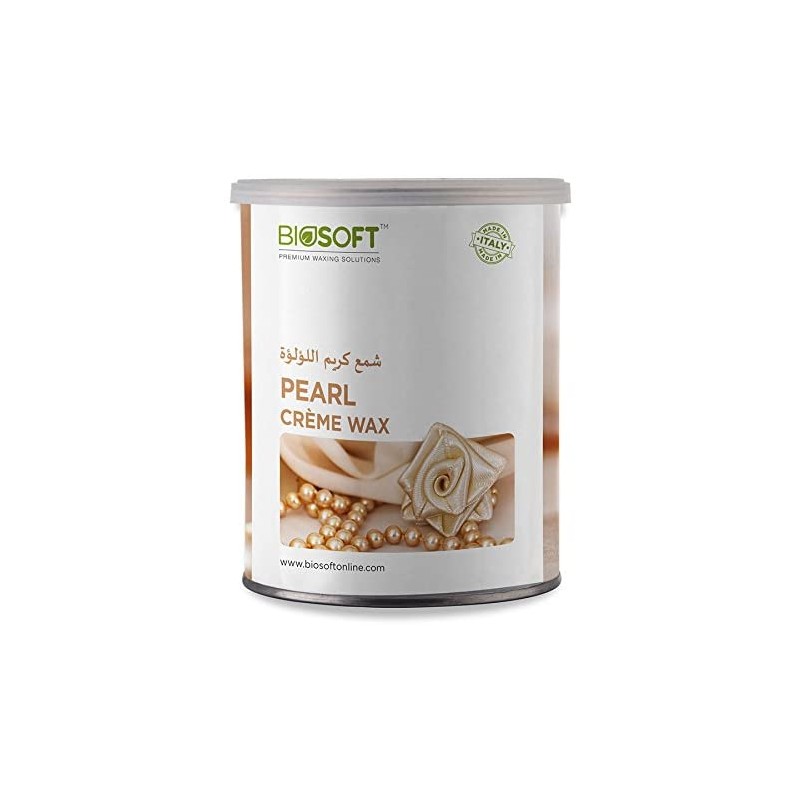 Biosoft Premium Waxing Solutions Pearl Creme Wax, 800ml Biosoft Premium Waxing Solutions Pearl Creme Wax, 800ml