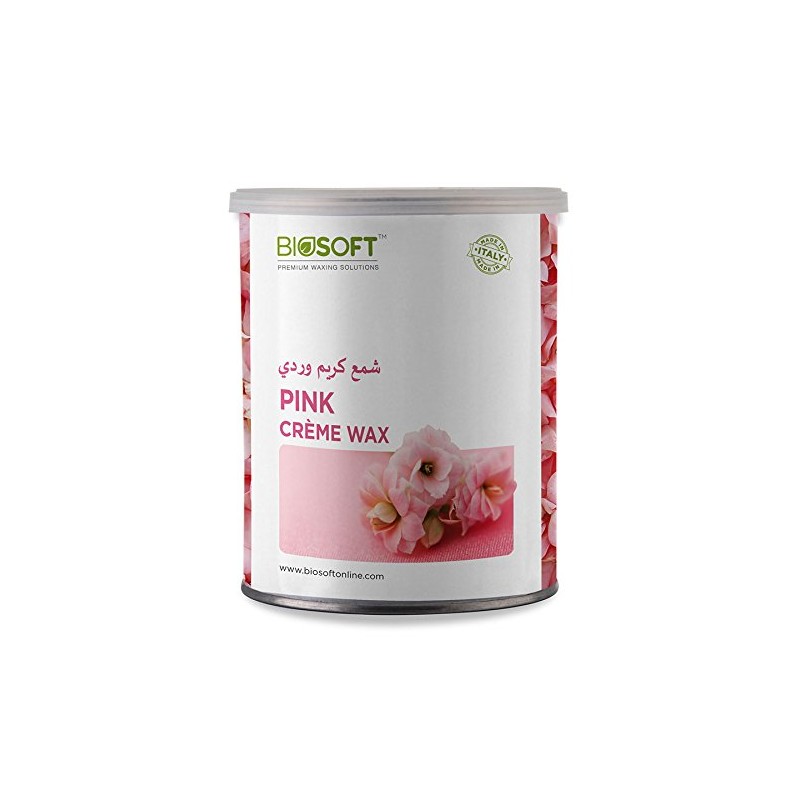 Biosoft Premium Waxing Solutions Pink Creme Wax, 800ml