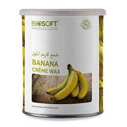 Biosoft Premium Waxing Solutions Banana Creme Wax, 800ml