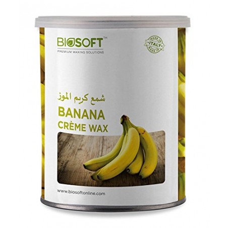 Biosoft Premium Waxing Solutions Banana Creme Wax, 800ml