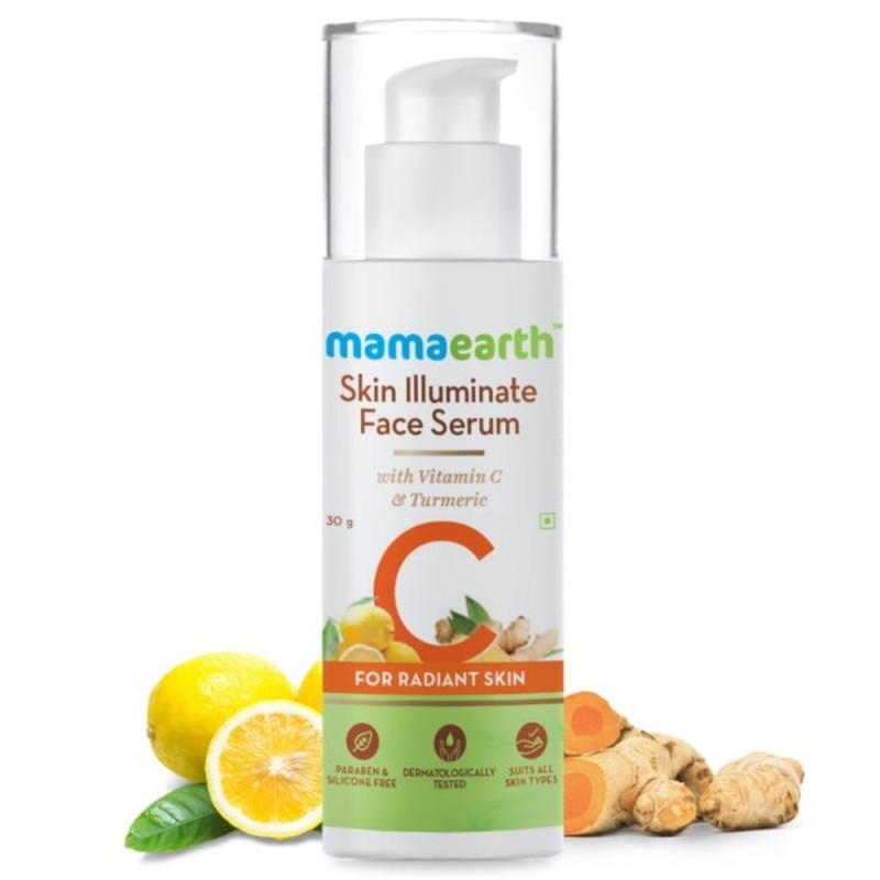 Mamaearth Skin Illuminate Face Serum with Vitamin C & Turmeric