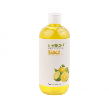 Biosoft Premium Waxing Solutions Lemon Pre Waxing Gel, 500ml