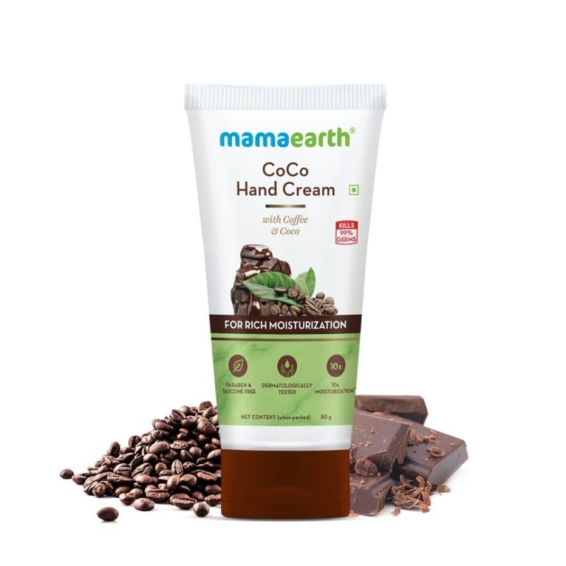 Mamaearth Coco Hand Cream with Coffee & Coco, for Rich Moisturization