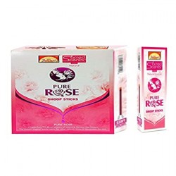 Parimal Sacred Scents Pure Rose Dhoop Batti, for Pooja and Prayer with Dhoop Stand