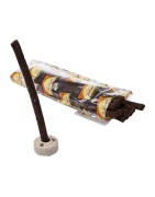 Parimal Sacred Scents Natural Chandan (Sandal) Dhoop Batti for Pooja and Prayer with Dhoop Stand