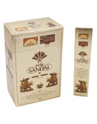 Parimal Sacred Scents Pack of Pure Rose and Chandan Dhoop Batti, for Pooja and Prayer with Dhoop Stand