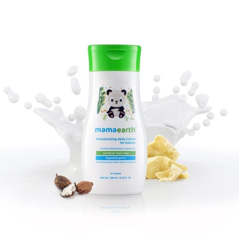 Mamaearth Moisturizing Daily Lotion for Babies with Shea Butter