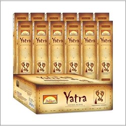 Parimal Yatra Natural Incense Sticks, 1 box of 12 packs (28g each) for Pooja and Prayer