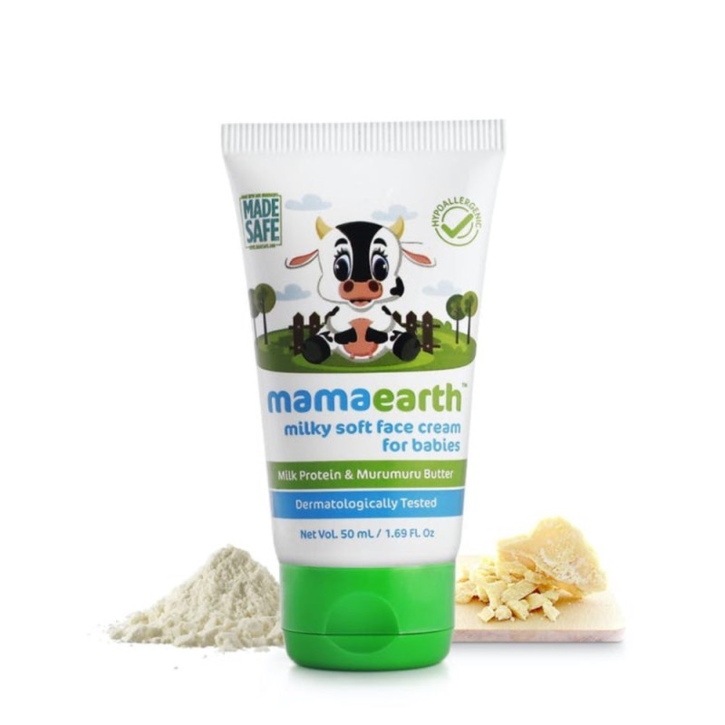 Mamaearth Milky Soft Face Cream for Babies with Milk Protein