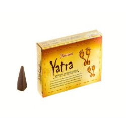 Parimal Yatra Natural Incense Cones, 1 box of 12 packs, for Pooja and Prayer