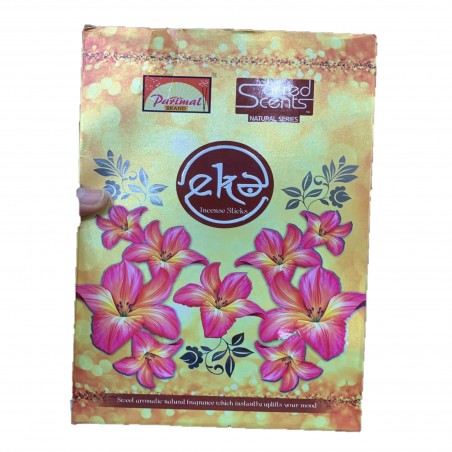 Parimal Sacred Scents Eka Incense Sticks, 1 box of 12 packs, For Pooja And Prayer