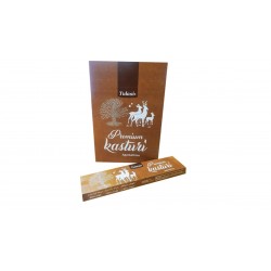 Tulasi Premium Kasturi Agarbathies (Incense Sticks) 1 box of 12 packs (25g each)