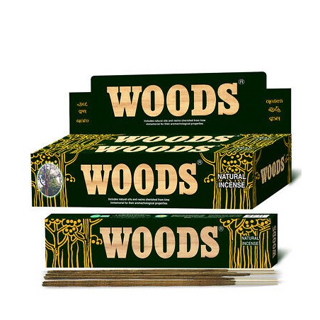 Cycle Pure Woods Natural Incense Sticks, 1 box of 6 packs, for Pooja and Prayer