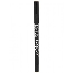 Lotus Makeup EcoStay Kajal The Darkest & Safest (Black), 1.2g- 10Hrs Stay, Smudge Proof & Waterproof