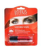 Lotus Herbals Natural Kajal Black, 4g- Relaxes & Soothes Eyes
