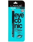 Lakme Eyeconic Kajal Deep Black, 0.35g Lasts upto 22Hr