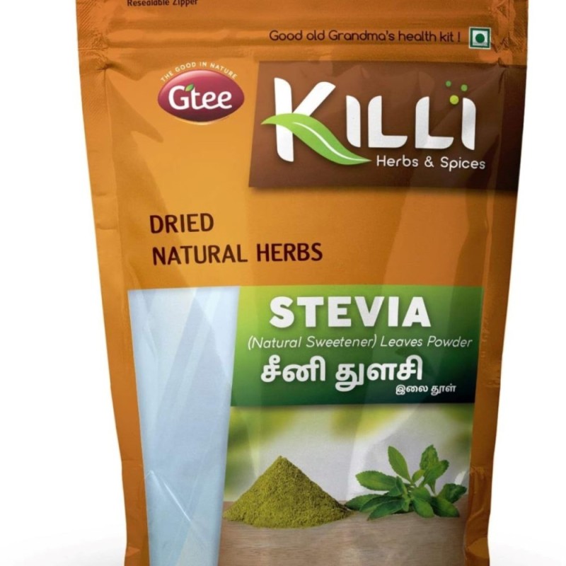 Killi Herbs & Spices Stevia Leaves Powder (Natural Sweetener)